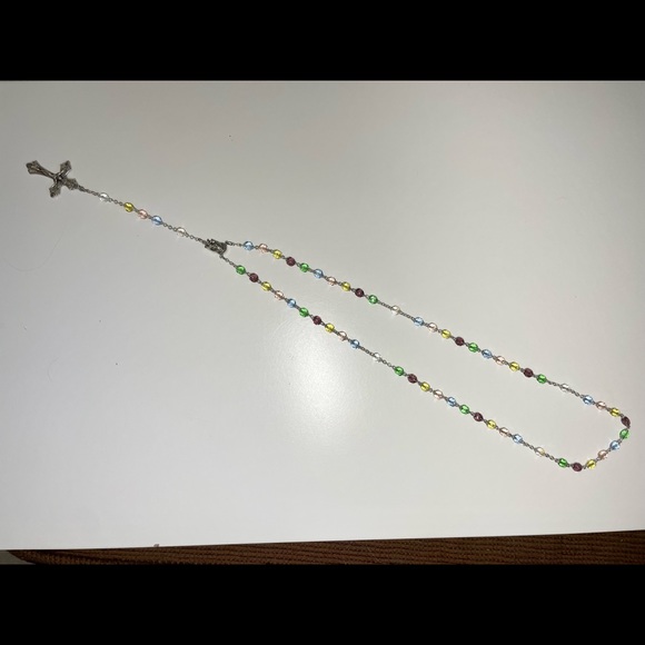 Rosary with real crystal beads - Picture 8 of 15